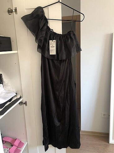 m Beden siyah Renk Zara elbise