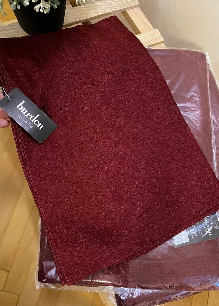 Bordo kadın şal yeni ?? - Görsel 2