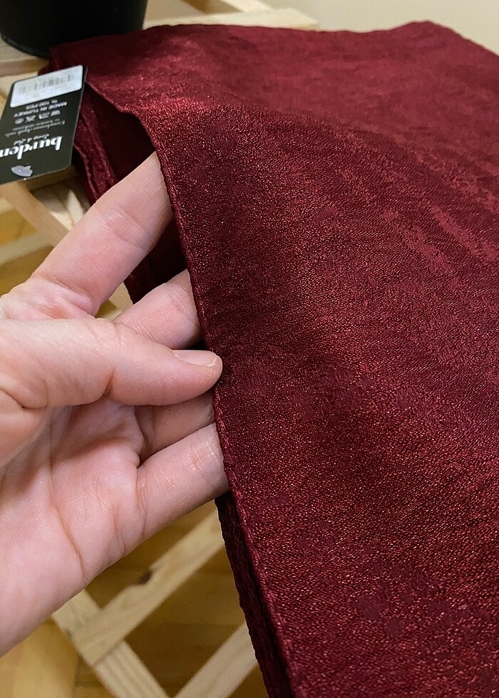 Bordo kadın şal yeni ?? - Görsel 3