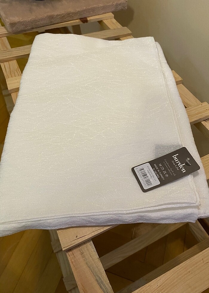 Beyaz şal  kadın şık modern - Görsel 2