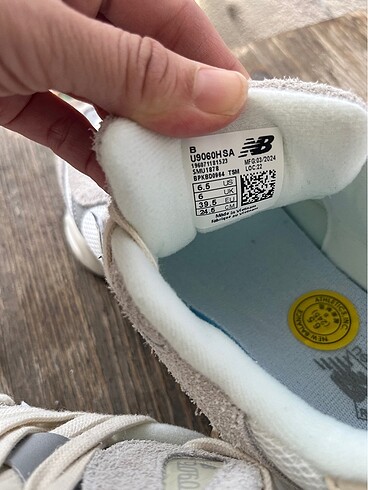 39,5 Beden Newbalance 9060 ayakkabı 39,5