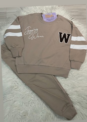 Mavi Çocuk Sweatshirt ve Eşofman Takımı - Görsel 2