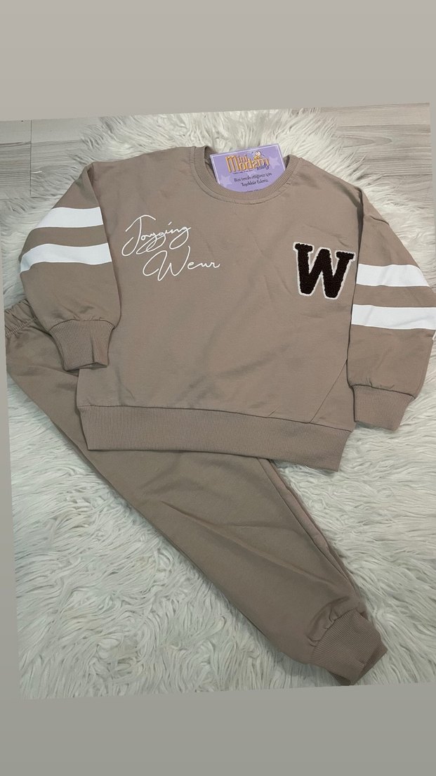 Mavi Çocuk Sweatshirt ve Eşofman Takımı - Görsel 2