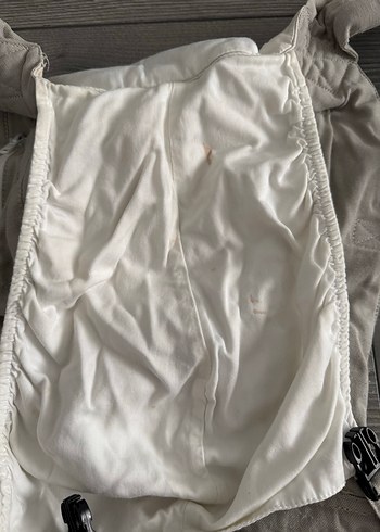 Momfort kanguru Beyaz ve gri bebek taşıyıcı - Görsel 4