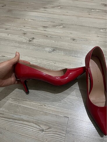 Zara Zara kırmızı topuklu