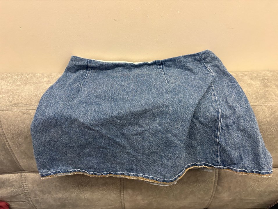 Pilili Mavi Denim Şort HM 46 - Görsel 2