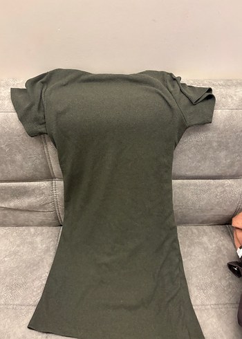 Haki Kısa Elbise XL - Görsel 2