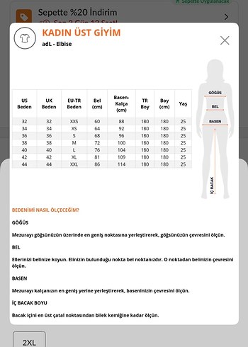 Beyaz Mini Elbise ADL 2XL beden - Görsel 9