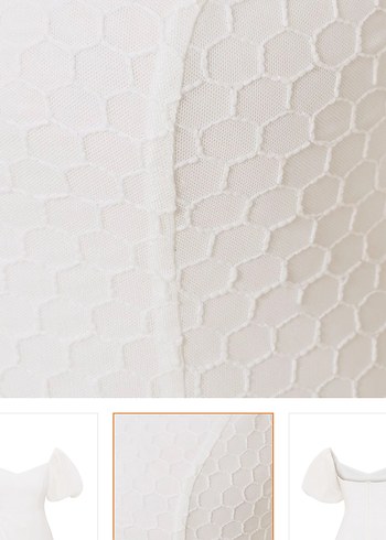 Beyaz Mini Elbise ADL 2XL beden - Görsel 5