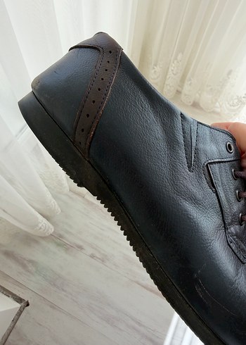 Kahverengi Deri Erkek Klasik Ayakkabı - Görsel 6