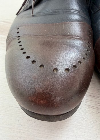 Kahverengi Deri Erkek Klasik Ayakkabı - Görsel 5