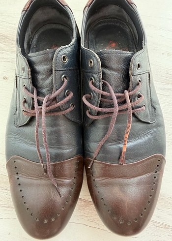 Kahverengi Deri Erkek Klasik Ayakkabı - Görsel 3