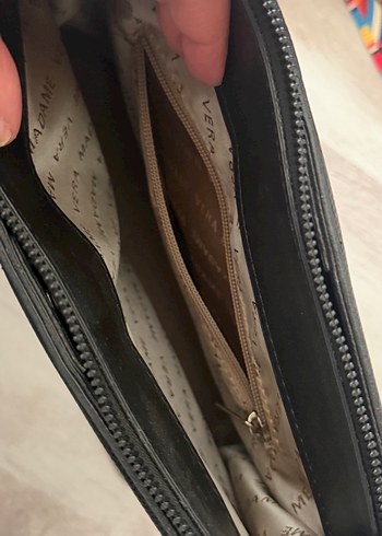 Renkli Desenli Deri Kadın Çanta - Görsel 6