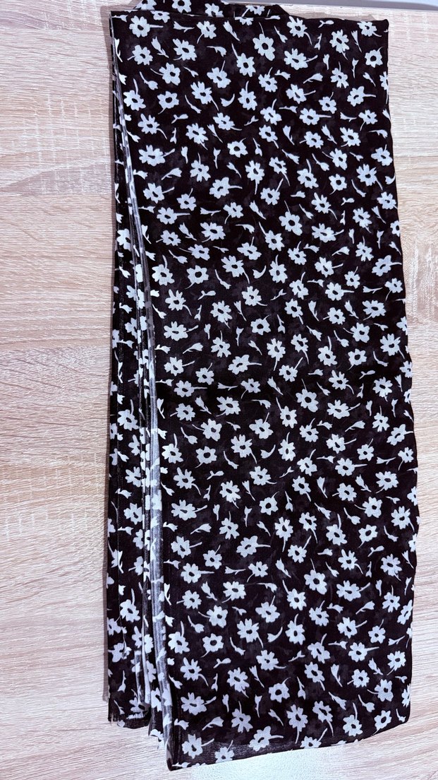 Siyah çıtır desen şal - Görsel 2