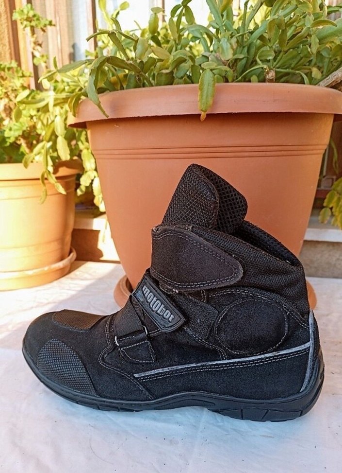 Tokalı Siyah Biker Erkek Bot - Görsel 3