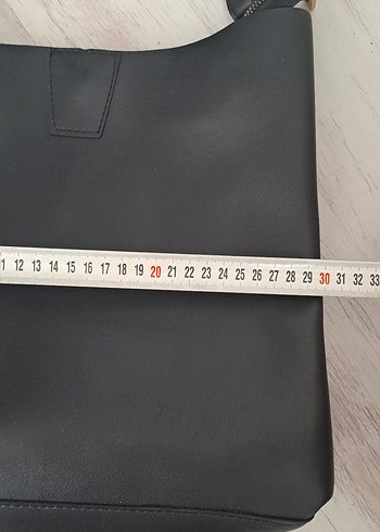 Klasik Siyah Deri Kadın Çanta - Görsel 10