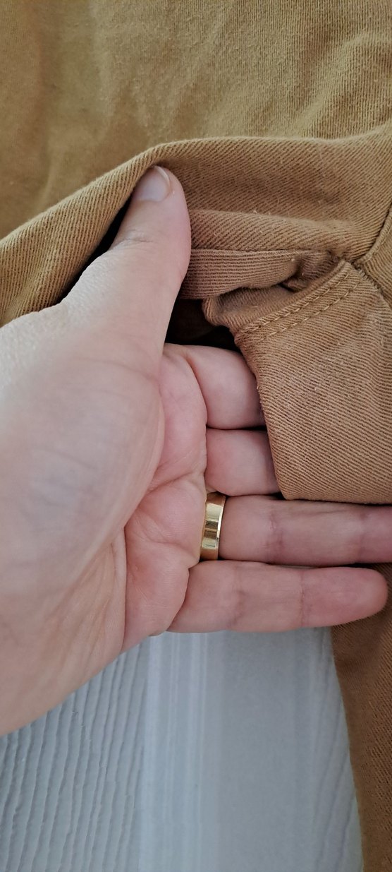 Kadın canvas Kumaş Pantolon - Görsel 4