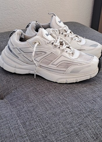 Bench Beyaz Platform Topuklu Kadın Spor Ayakkabı - Görsel 7