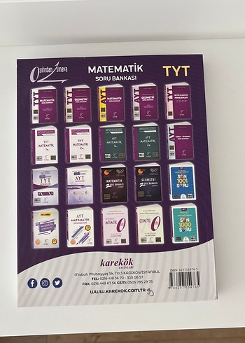 Karekök Yayınları Sıfırdan Sınava TYT Matematik Soru Bankası