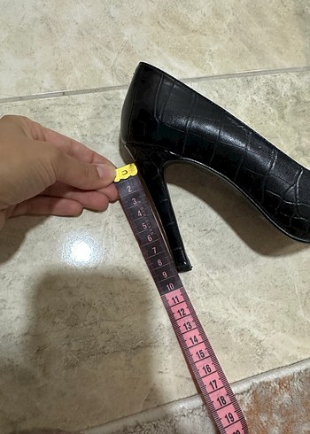 36 Beden siyah Renk Siyah Yılan Desenli Stiletto Topuklu Kadın Ayakkabı