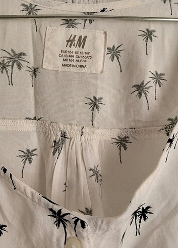 H&M kolsuz gömlek  - Görsel 3
