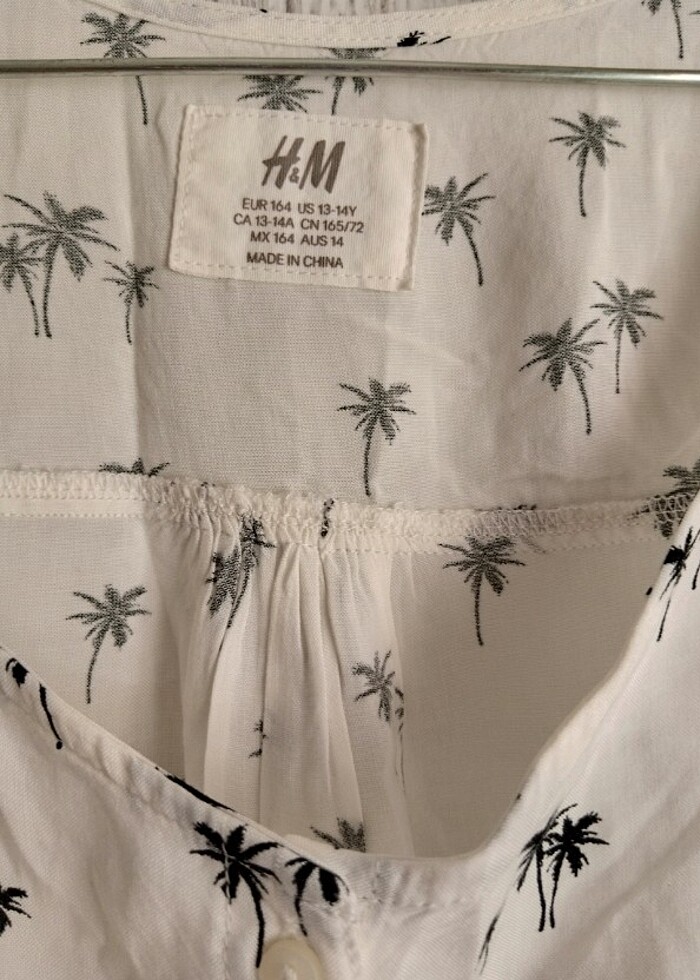 H&M kolsuz gömlek  - Görsel 3