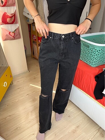 38 Beden Yıkamalı jean