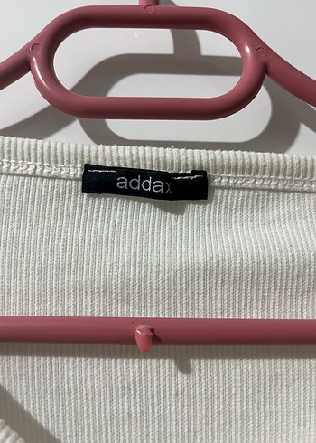 Beyaz V Yakalı Triko Kadın Bluz - Görsel 2