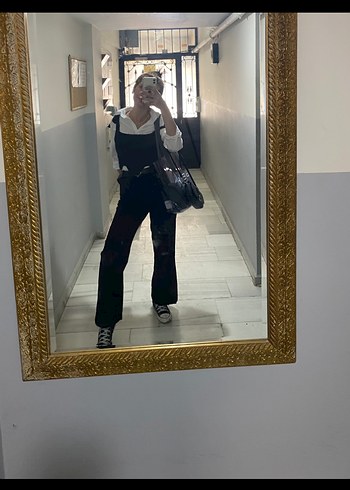 Fiyonklu Siyah Mini Büstiyer - Görsel 6