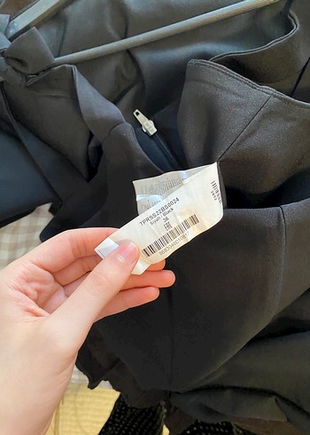 Fiyonklu Siyah Mini Büstiyer - Görsel 2