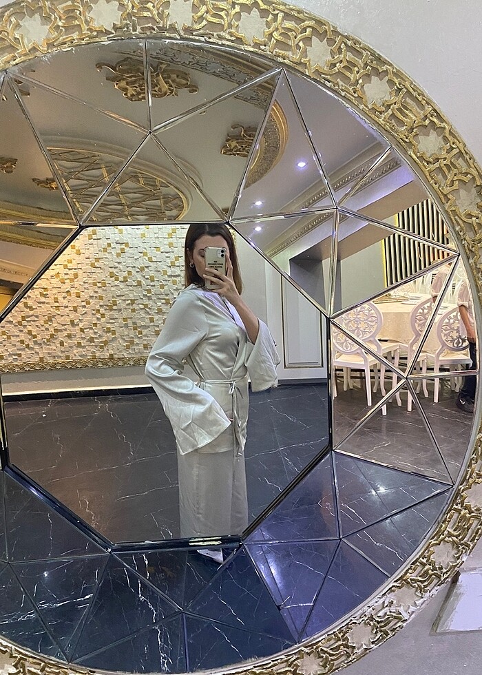 Zara saten bluz - Görsel 5