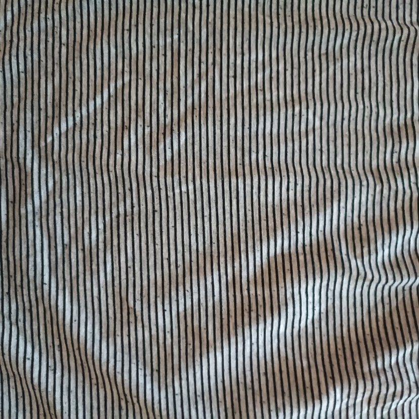 Gri Çizgili Piliseli Hamile Uzun Etek - Görsel 2