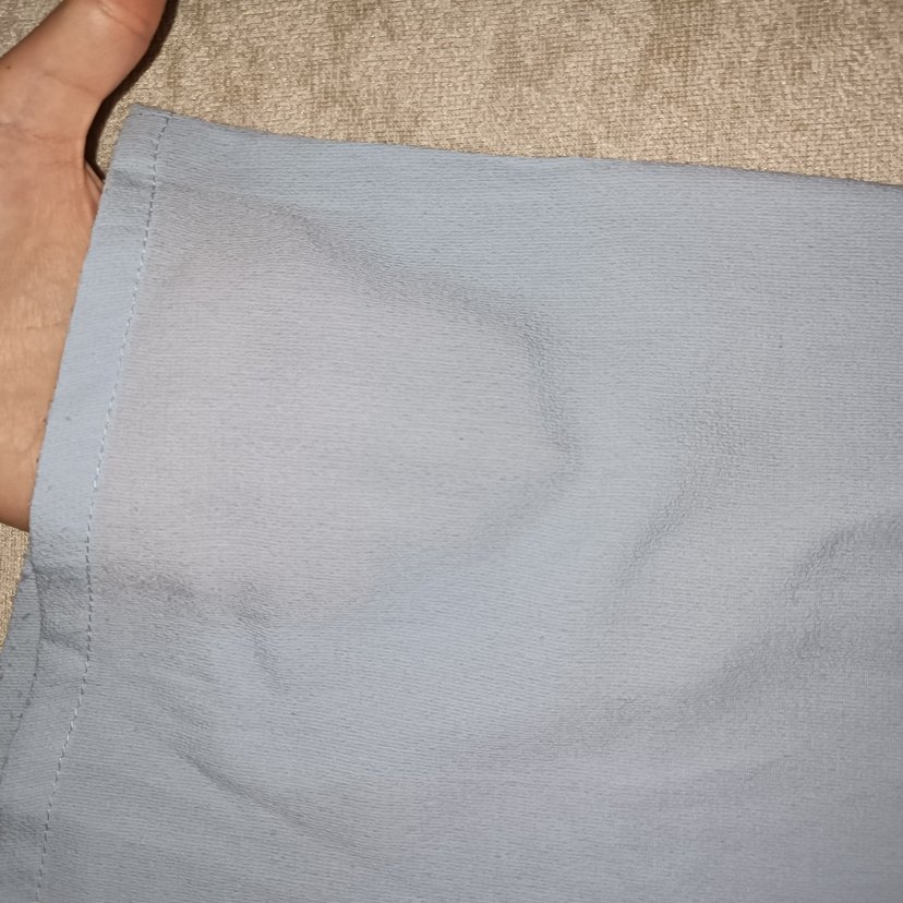 Kadın Bebek mavisi  Rahat Kesim şalvar tarzı  Pantolon - Görsel 3