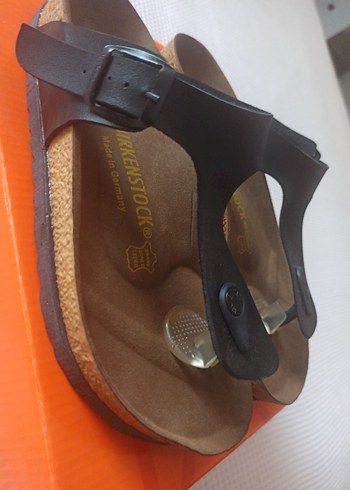 Birkenstock Kadın Kahverengi Tokalı Terlik - Birkenstock
