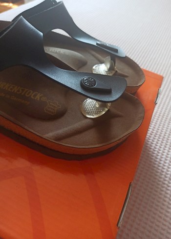 37 Beden kahverengi Renk Kadın Kahverengi Tokalı Terlik - Birkenstock