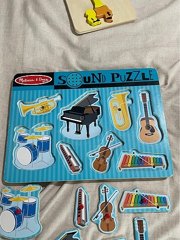 Melissa&doug ahsap seslı puzzle