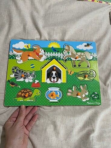 Melissa&doug ahsap puzzle