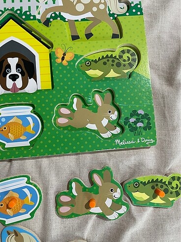 Diğer Melissa&doug ahsap puzzle