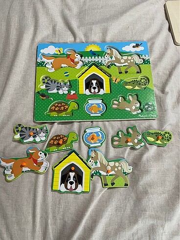  Beden Melissa&doug ahsap puzzle