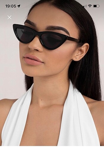 Siyah Cat Eye Güneş Gözlüğü