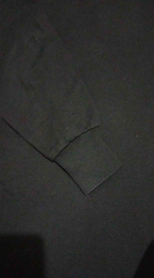 Erkek Siyah Uzun Kollu Polo Tişört - Görsel 4