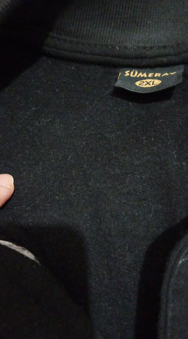 Erkek Siyah Uzun Kollu Polo Tişört - Görsel 5