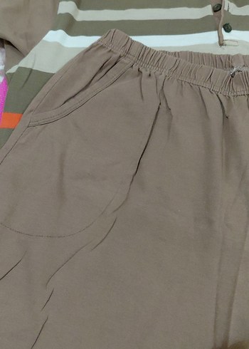 Kahverengi Çizgili erkek Pijama Takımı - Görsel 6