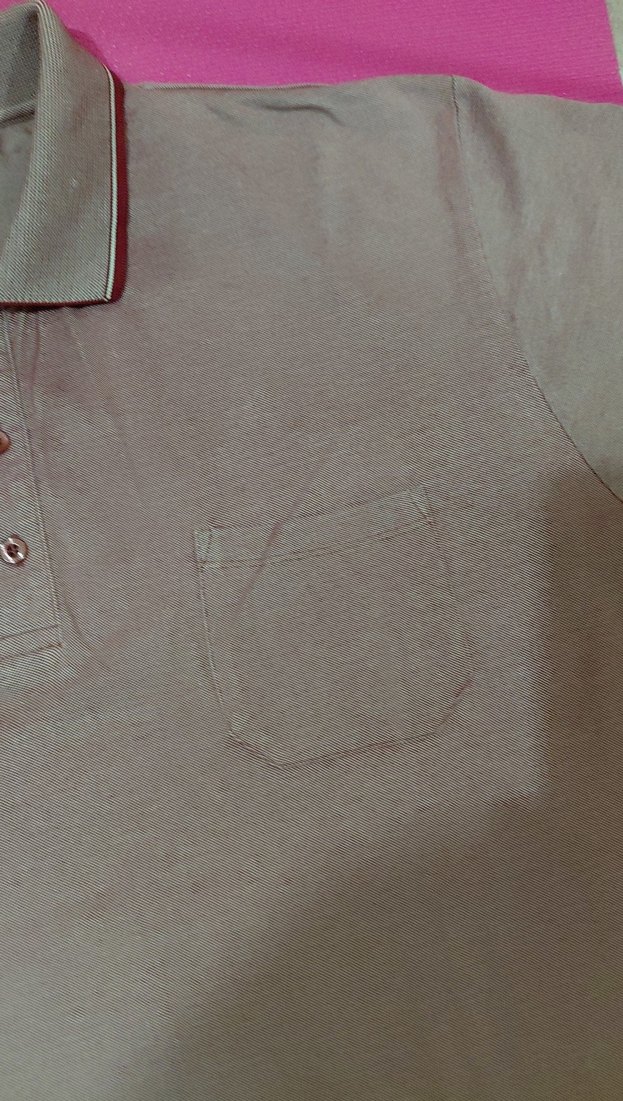 bordo Kısa Kollu Polo Tişört - Görsel 5