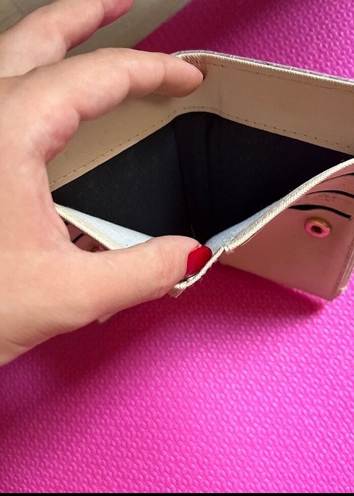 Mor bayan cüzdan  - Görsel 3