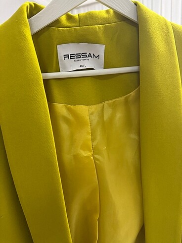 l Beden yeşil Renk Blazer ceket