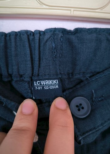 7 Yaş Beden Lcw Erkek Çocuk Keten Şort