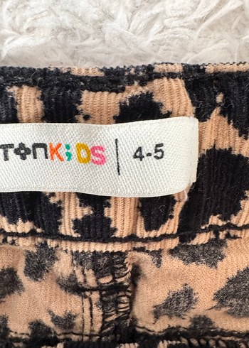 Kahverengi Leopar Desenli Mini Etek - Görsel 2