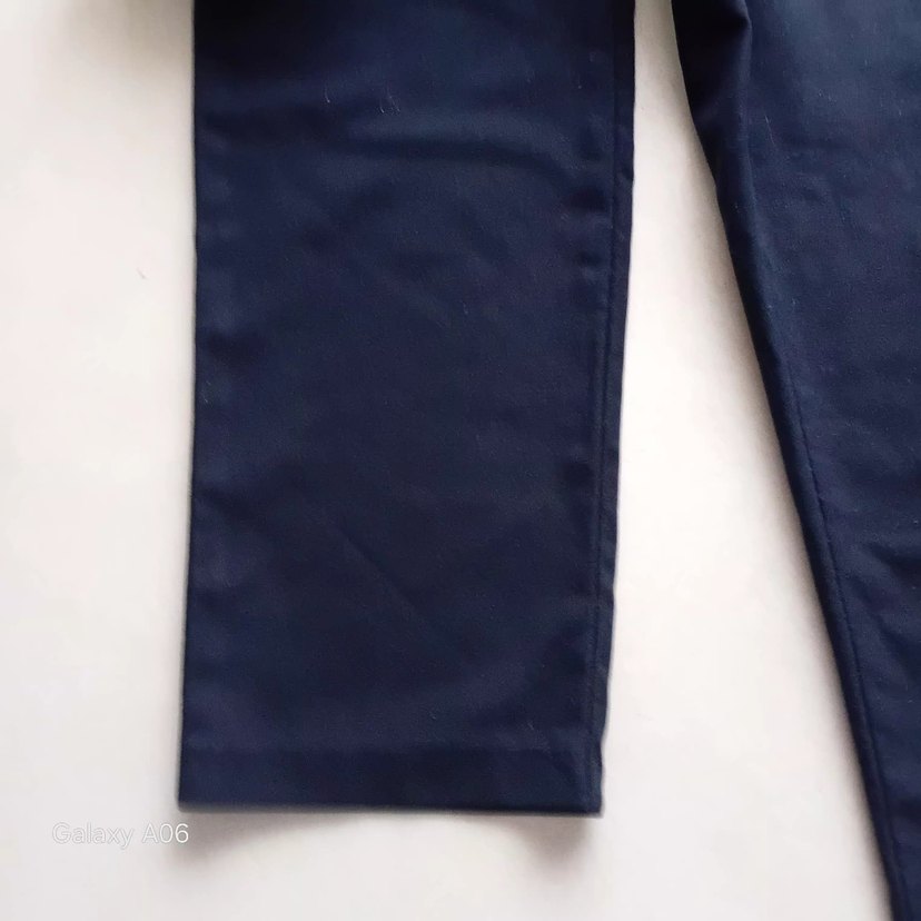 Kadın Lacivert Normal Boy Kumaş Pantolon - Görsel 3