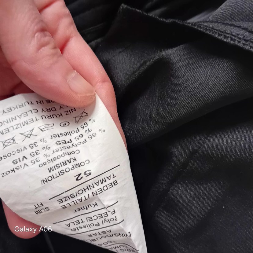 Erkek Siyah Düğmeli Uzun Ceket pantolon yelek takım - Görsel 5